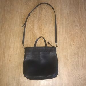 Madewell BLACK Zip-Top Transport Crossbody
